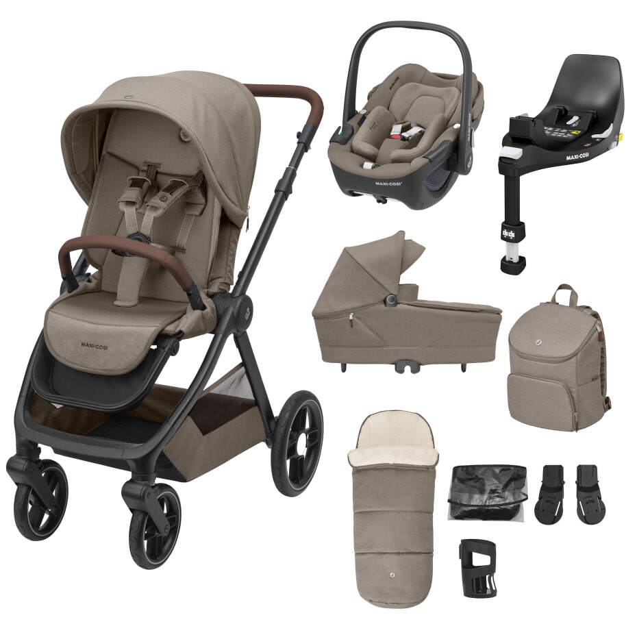 Maxi-Cosi Oxford+ 9-Piece Complete Bundle Pushchair From Birth