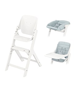 Nesta high chair with newborn, baby & toddler kit