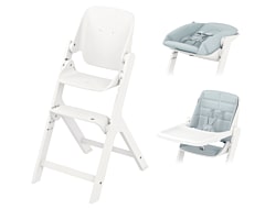Nesta high chair with newborn, baby & toddler kit