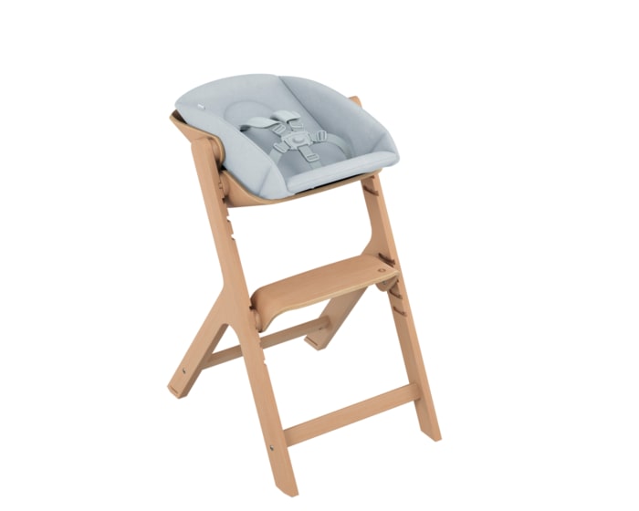 MaxiCosi Nesta Reclining, wooden highchair from birth* up to 99