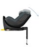 8551122110_2024_maxicosi_carseat_babytoddlercarseat_quartz360_grey_fullgraphite_reclinepositionsrearwardfacing_side