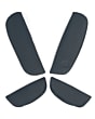 9854900070_2024_MC_Carseat_MICA_360_Pro_Beltpad_set_Authentic_Graphite_A