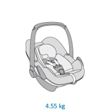 Maxi-Cosi Original Regenschutz für Babyschalen, universal passend für  Baby-Autositze wie Maxi-Cosi Rock, Pebble Plus und Pebble Pro, Citi,  Cabriofix