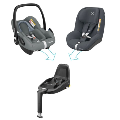 MAXI COSI Siège auto cosy Rock i-Size Essential Grey plus, base